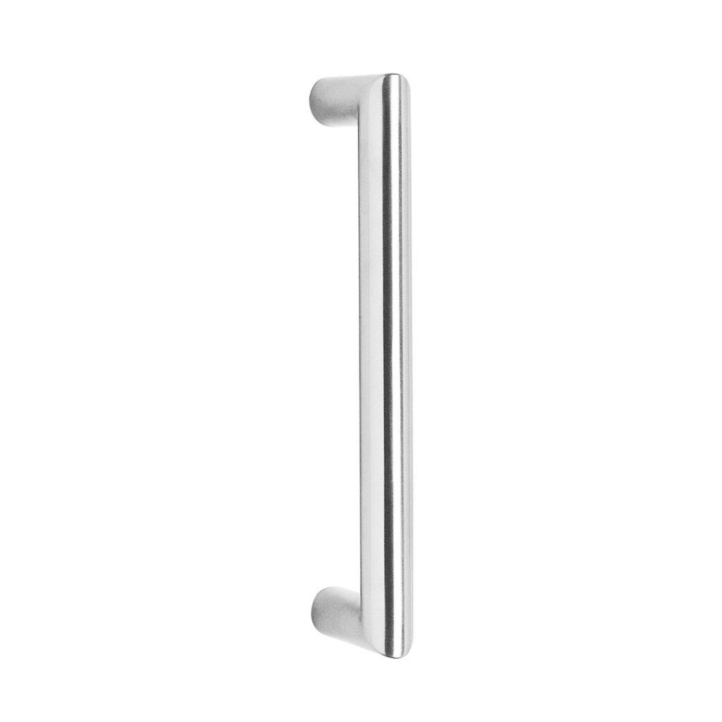 Intersteel Door handle each straight 90° 220x65x20 center to center 200 stainless steel