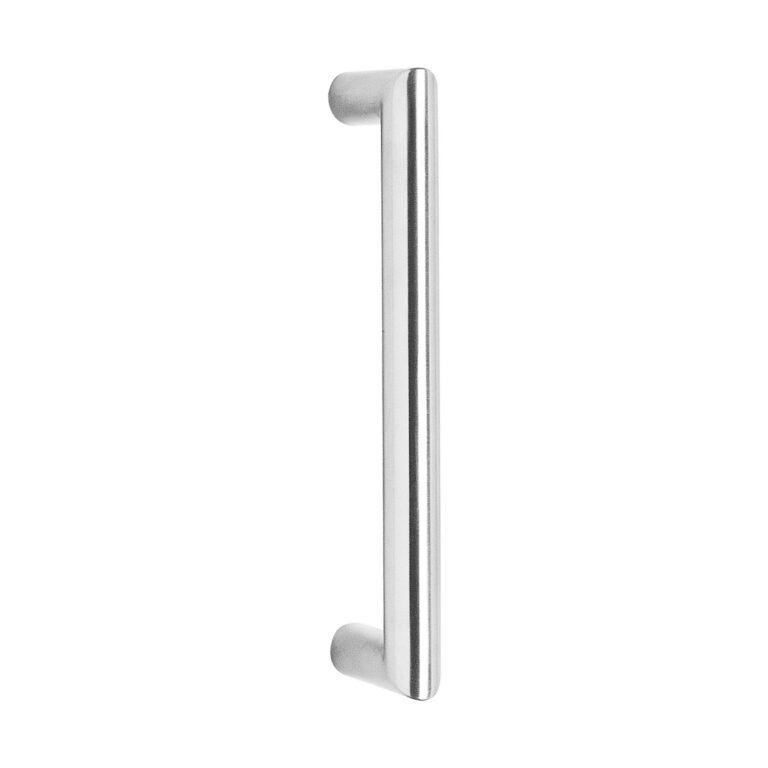 Intersteel Door handle each straight 90° 330x80x30 center to center 300 stainless steel