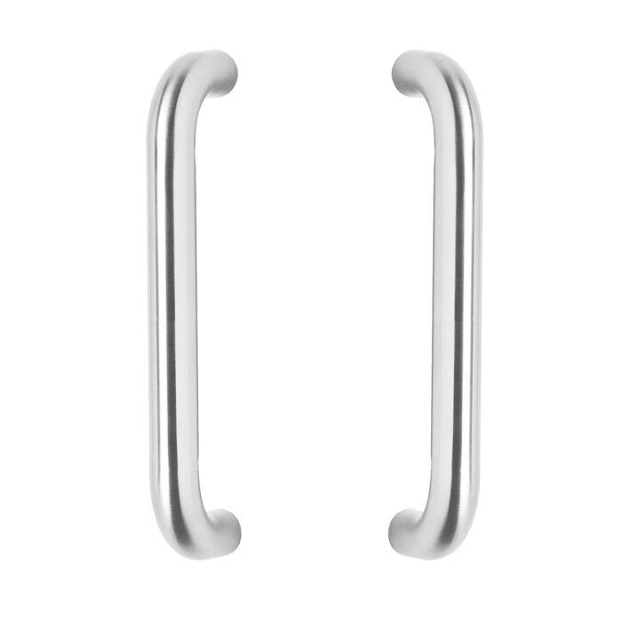 Poignées de porte Intersteel par paire forme U 630x80x30 centre à centre acier inoxydable 600