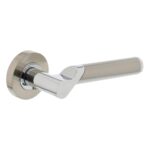 Intersteel Door handle Casper on rosette chrome