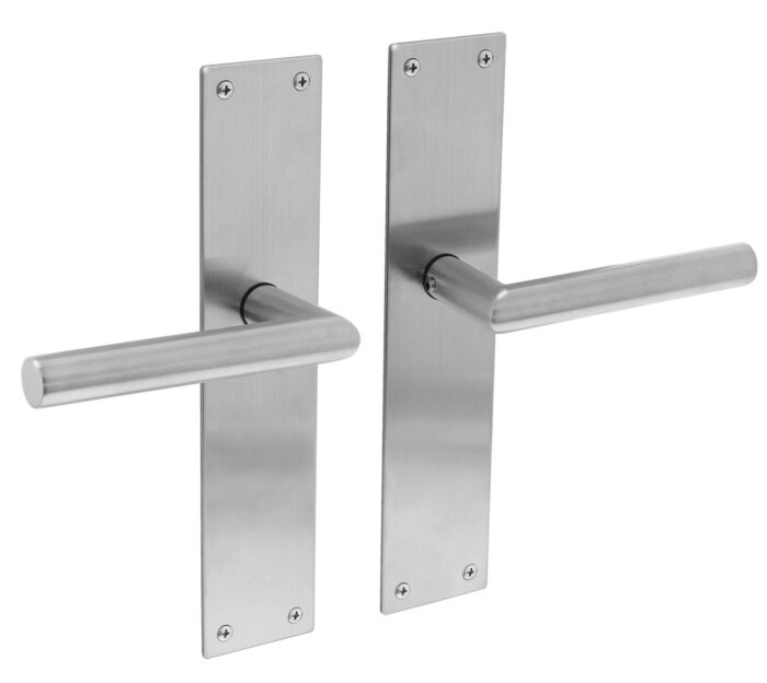 Intersteel Door handle Jura with shield 250x55x2mm brushed stainless steel Blind