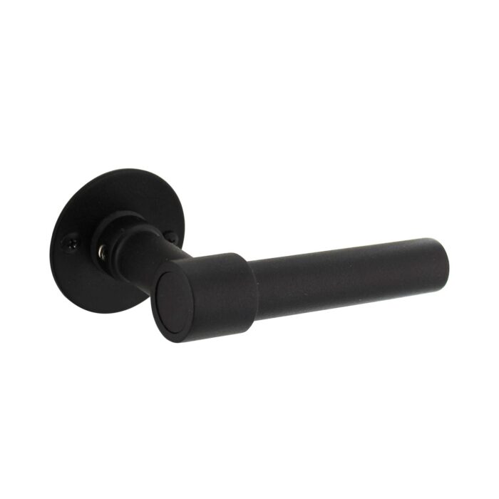 Intersteel Deurkruk LL model met rozet 2 mm rvszwart