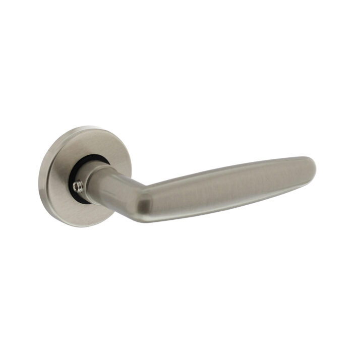 Intersteel Deurkruk Sophie met rozet o49x7mm verdekt mat nikkel