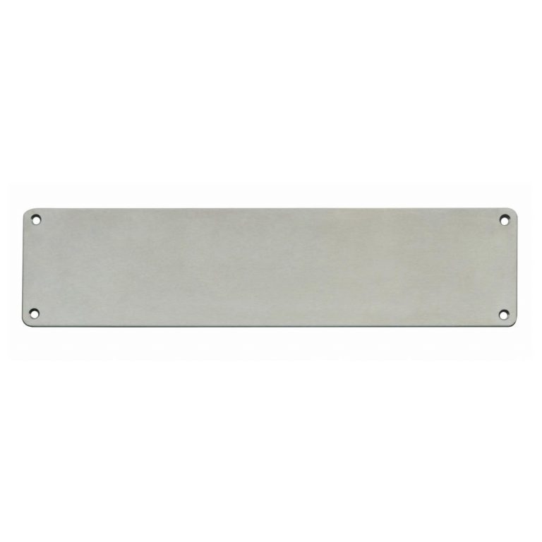 Intersteel Door plate 80 mm x 330 mm brushed stainless steel