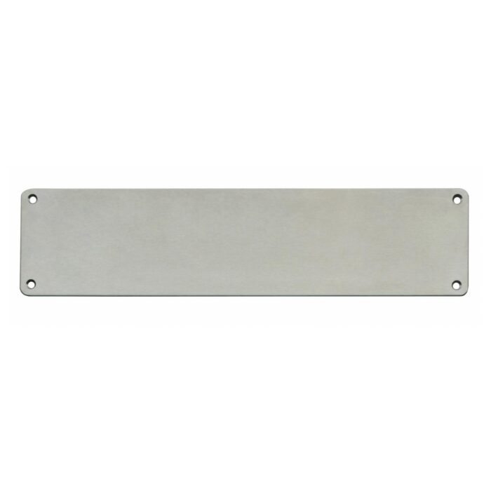 Intersteel Door plate 80 mm x 475 mm brushed stainless steel