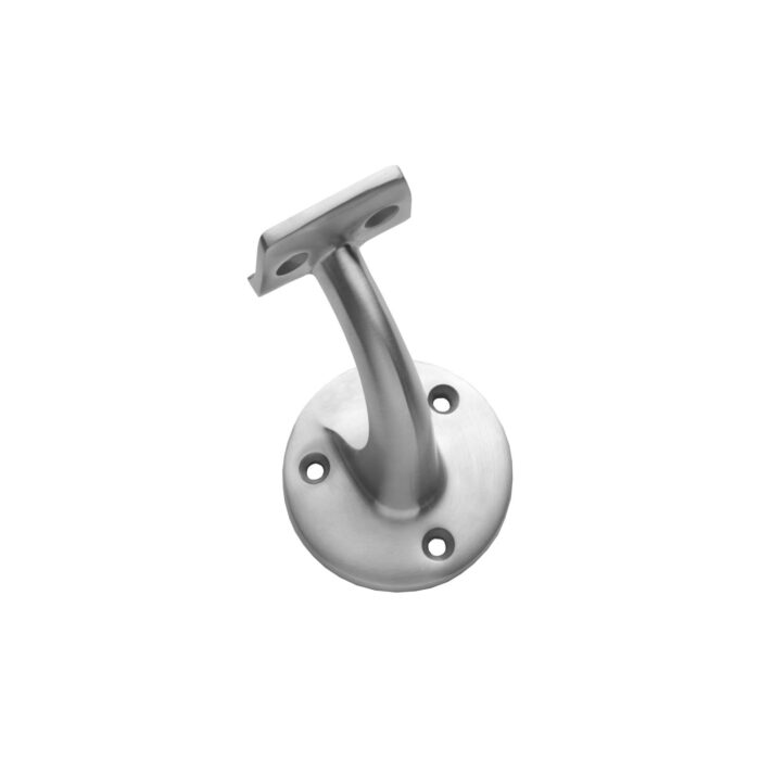 Intersteel | Leuninghouder hol zadel opschroevend | RVS Geborsteld
