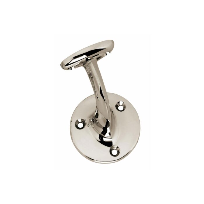 Interacier | Support de main courante à visser | Selle plate | Nickel