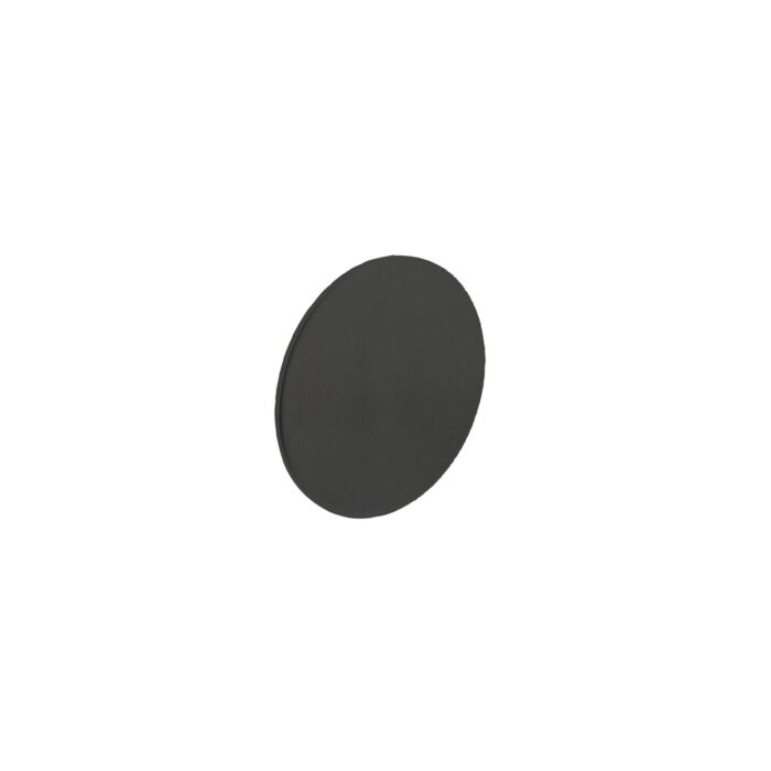 Interacier | Rosace | Aveugle | Rond | Autocollant | Noir mat