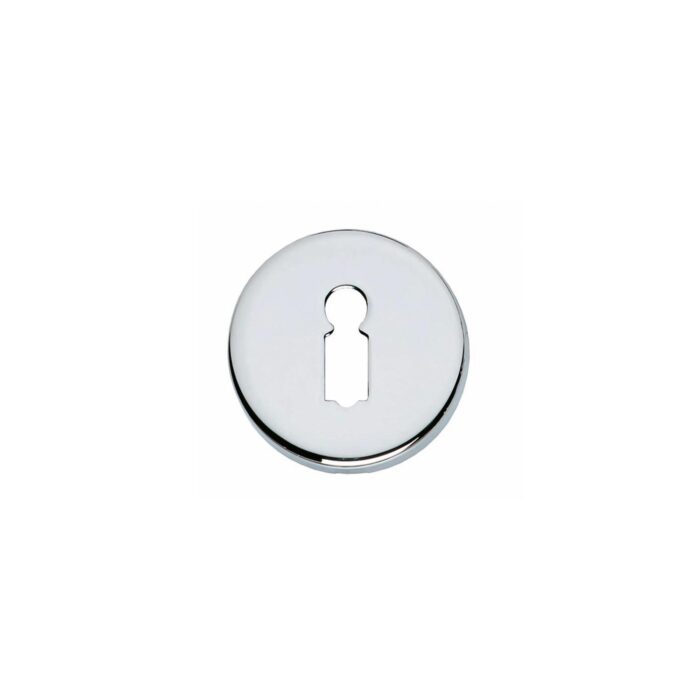 Interacier | Trou de serrure de rosette | Rond | Couvert | Chrome
