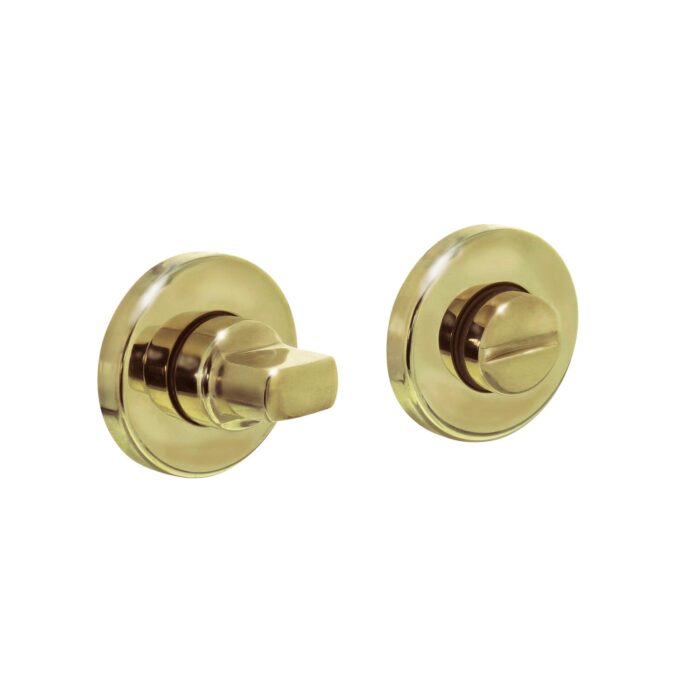 Intersteel | Rosette toilet/bathroom lock | Brass Titan PVD