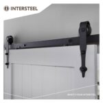 Intersteel Sliding door system Classic matt black 4