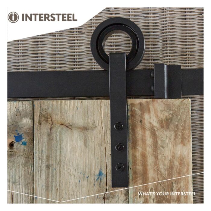 Intersteel Schuifdeursysteem Modern mat zwart 5