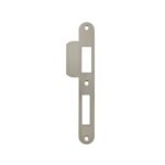 Intersteel Strike plate for security lock SKG profile cylinder hole 72 mm DIN right stainless steel