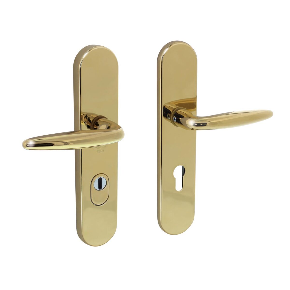 Intersteel-back door fitting-brass-lacquered_0050.385036 exterior door security fittings Door fittings Expert Lock specialist