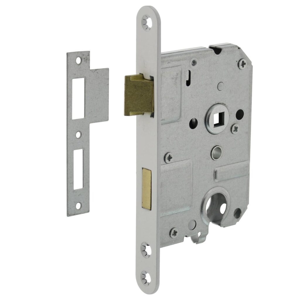 Intersteel Residential cylinder day and night lock white 55 mm