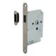 Intersteel Residential Building magnet barrel lock front plate rounded stainless steel