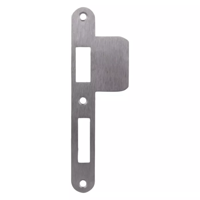 Nemef Strike plate stainless steel rectangular front plate 413917 right 1