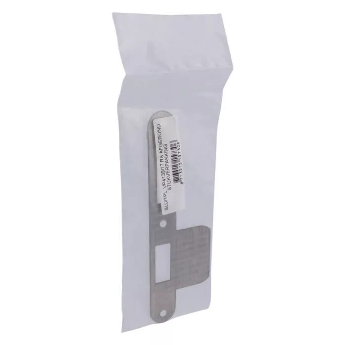 Nemef Strike plate stainless steel rectangle front plate 413917 right 17