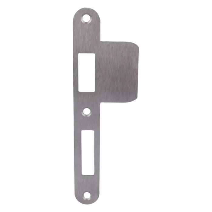 Nemef Strike plate stainless steel rectangular front plate 413917 right 5