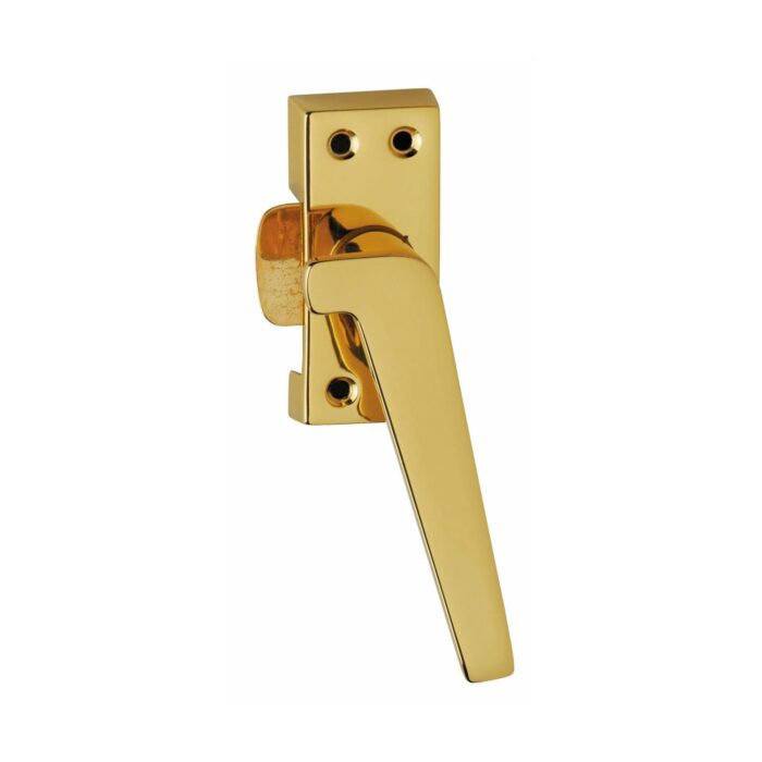 Intersteel | Window closure Straight with ridge | Right | Brass Lacquered
