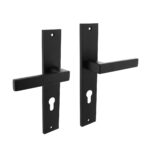 Intersteel Door handle, door handle Hera, black, matt black