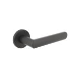 Intersteel Door handle, Sora door handle, on rosette, gray
