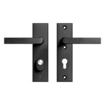 AXA Security fitting edge plus, security fitting edge plus short handle block PC72 anti-core pull black