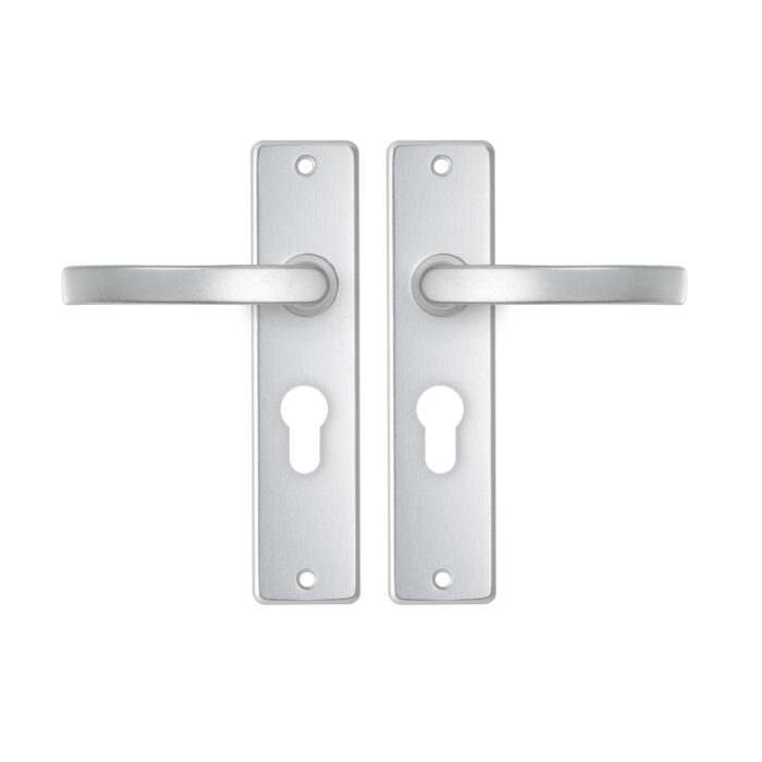AXA | Binnendeurbeslag | Edge Kruk | Blok | PC55 | Aluminium