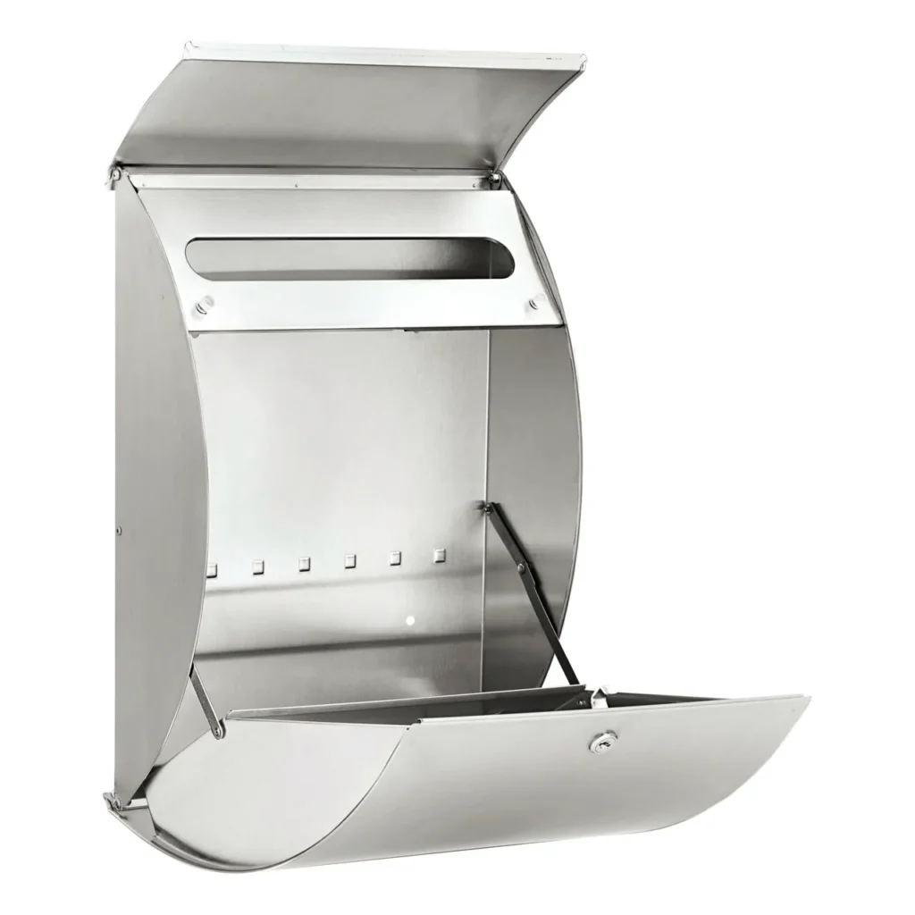 Riviera-MAILBOX-BURG-WACHTER-white, &quot;buy letterbox, buy letterbox online, letterbox letterbox amsterdam mailboxes in the area, black mailbox, black mailboxes, parcel letterboxes, parcel letterbox&quot;