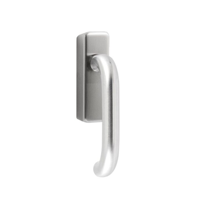 Hard Brass | Shuffle Stockholm Raamkruk Afsluitbaar 304 Inox | Geborsteld RVS