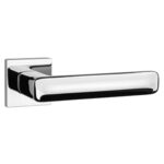 aprile solid door handle stella Door handle Stella Chrome Polished On Square Rosette