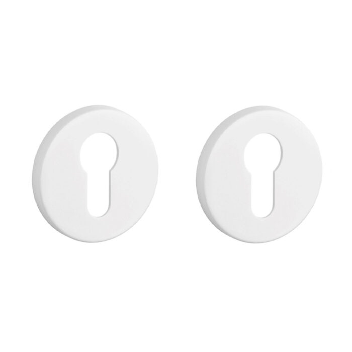 Aprile Comfort Profile cylinder rosette 7mm Ø53mm white Rosettes