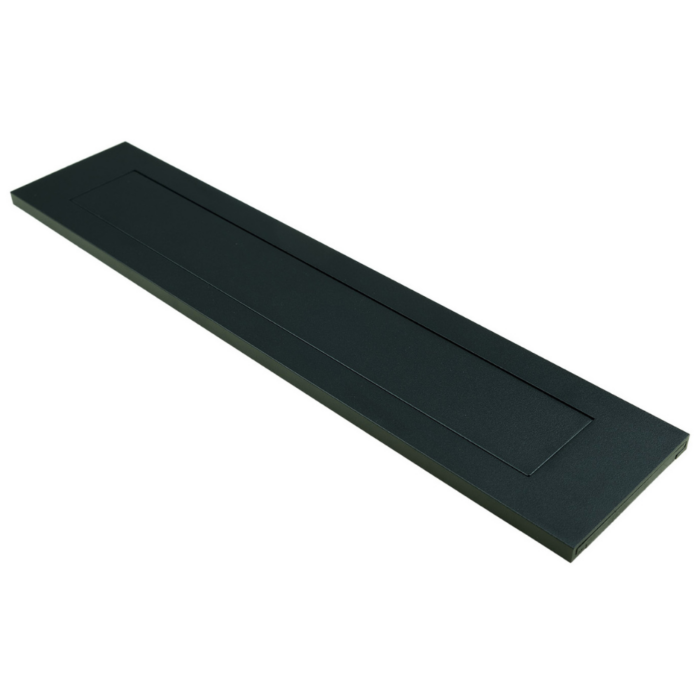 DX - Ami - Briefplaat binnendraaiend veer recht zwart 340 x 73 mm