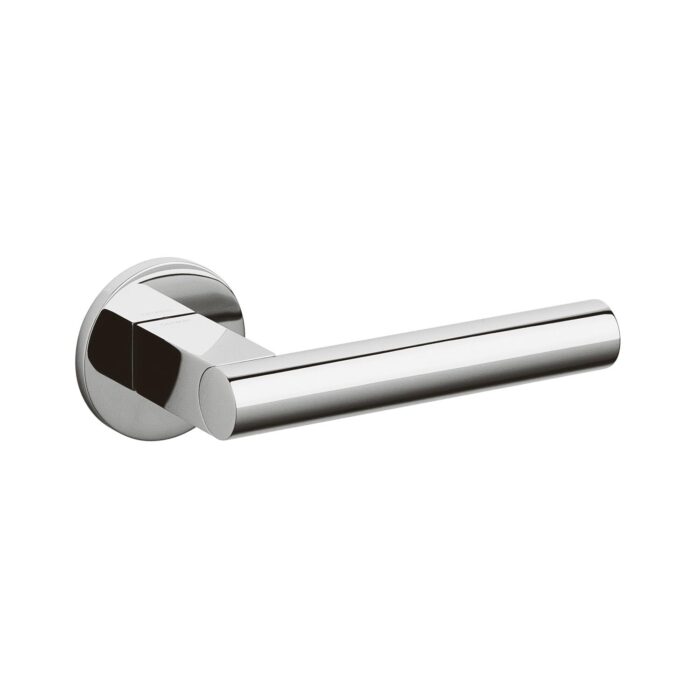 Olivari | Door handle Euclide on rosette | Chromium