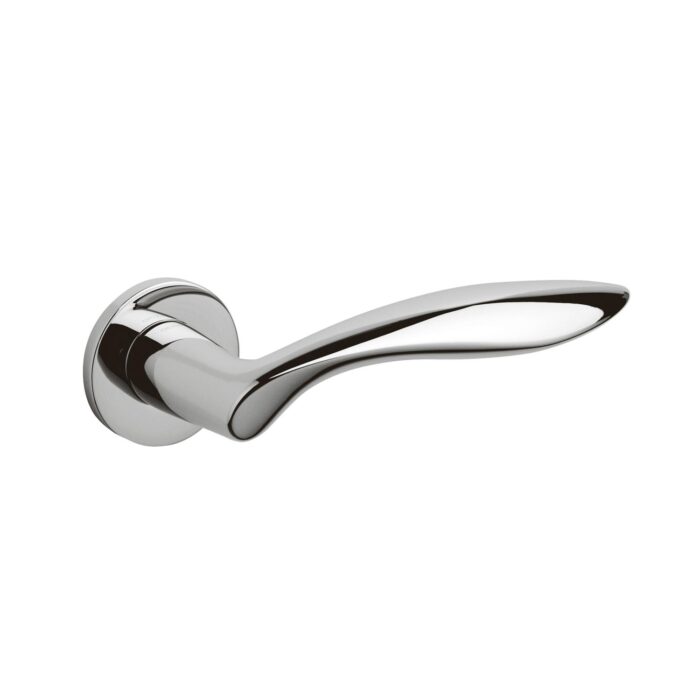 Olivari | Poignée de porte ONDA sur Rozet | Chrome