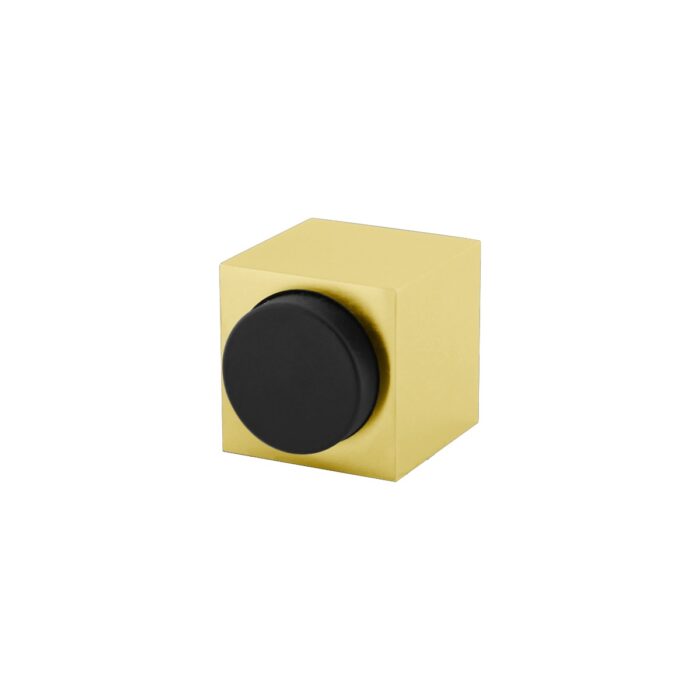 Olivari | Door stop Cubo | Brass Titan Pvd
