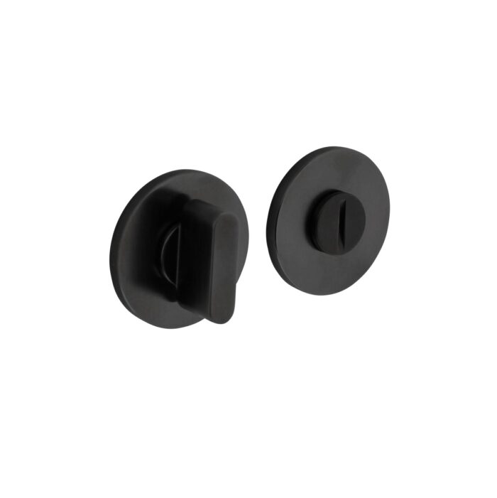 Olivari | Rosette Toilet/Bathroom Snaves Round | Anthracite Mat Titan Pvd