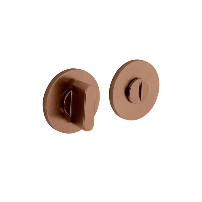 Olivari | Rosette Toilet/Bathroom Snaves Round | Copper Mat Titan Pvd