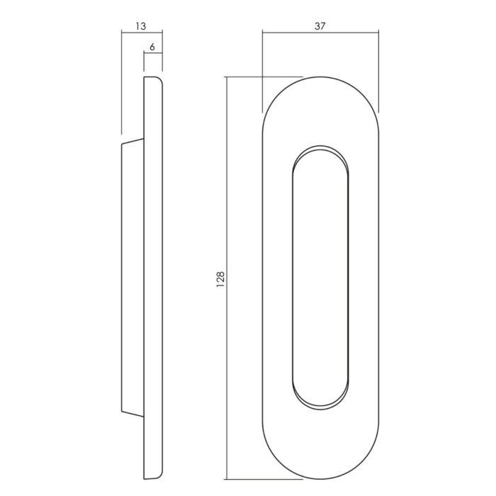 OLIVARI SLIDING DOOR BOWL VICO STAINLESS STEEL MAT TITAN PVD1