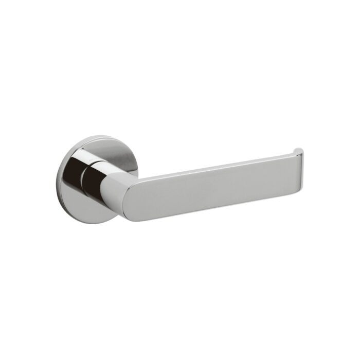 Olivari | Poignée de porte bêta sur la rosette | Chrome