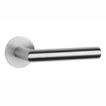 Stainless steel door handle OVAL