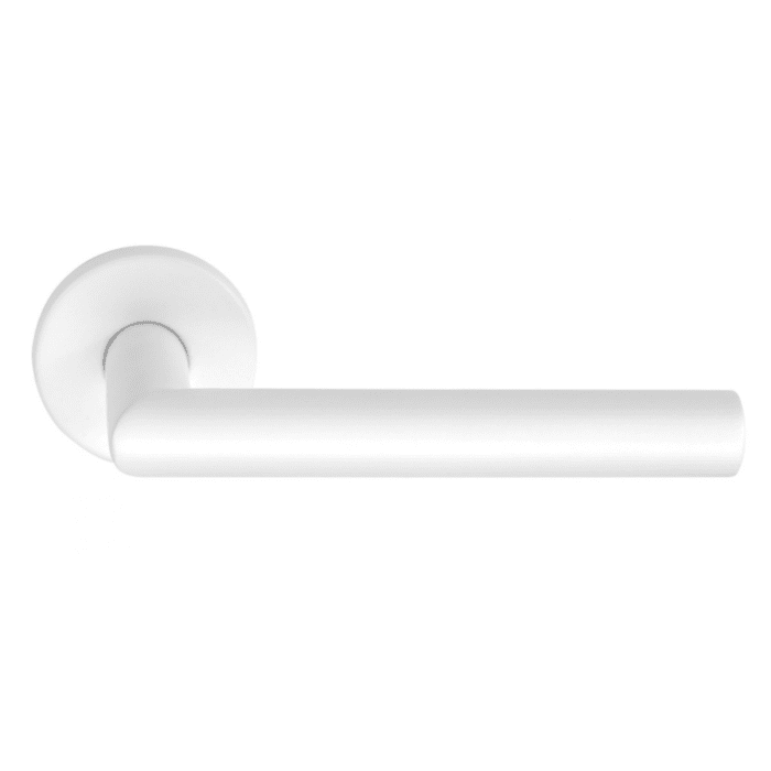 Formani | Deurkruk BASIC LBII-19 op ronde rozet | Wit