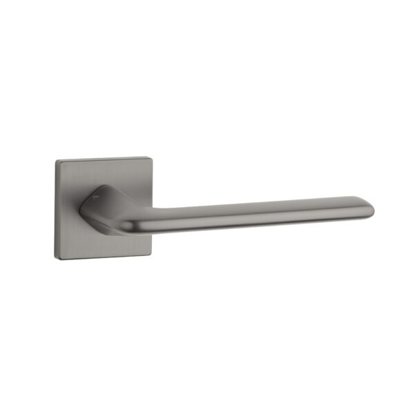 Solid Aprile door handles LILA square 52x52x7 mm in graphite color