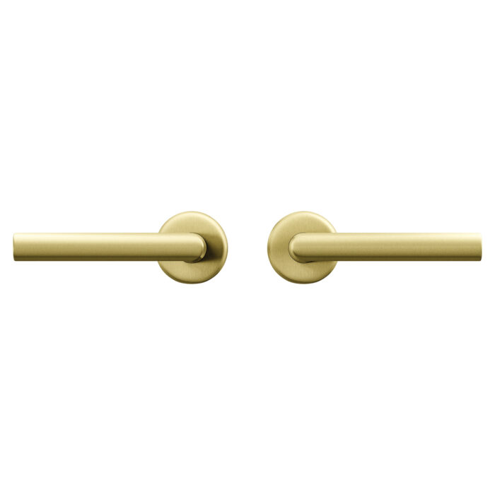 AXA Interior door fittings Click rosettes around stool Milan Blok Gold
