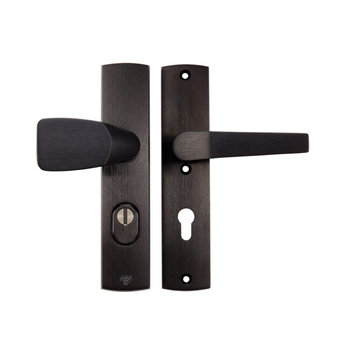 Axa | Raccords de sécurité Bouton d&#39;aile premium + flèche de selles | PC72 | Traction anti-noyau Réversible 242x52x13 | Alu | Skg3
