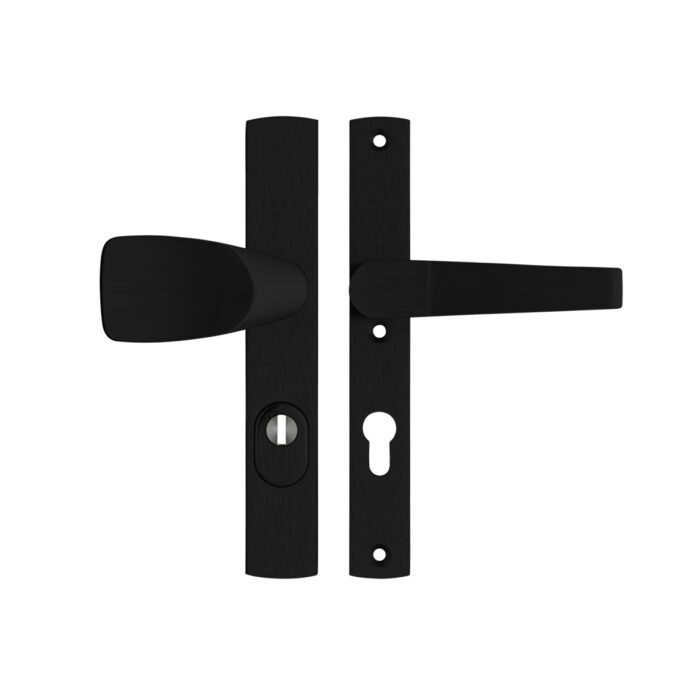 AXA | Safety fittings Premium Smal Wing button+Stool Arrow | PC72 | Anti-core pull Reversible 242x38x15 | Alu | SKG3