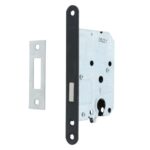 Dulimex cabinet lock euro cylinder with black front plate