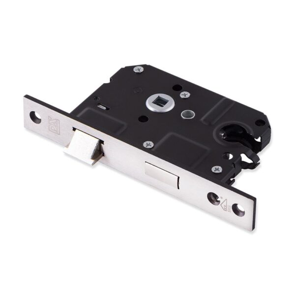 Safety mortise lock PC55 SKG**® straight front plate stainless steel