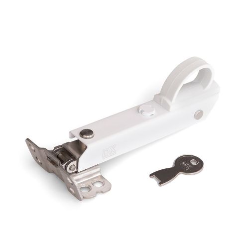 Window stay retractable short SKG**® stainless steel white 0218.104.0202
