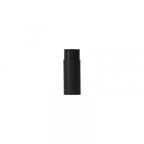 D4E STAINLESS STEEL DOOR STOP TUBE MODEL 55MM RUBBER CAP BLACK Model: 53077